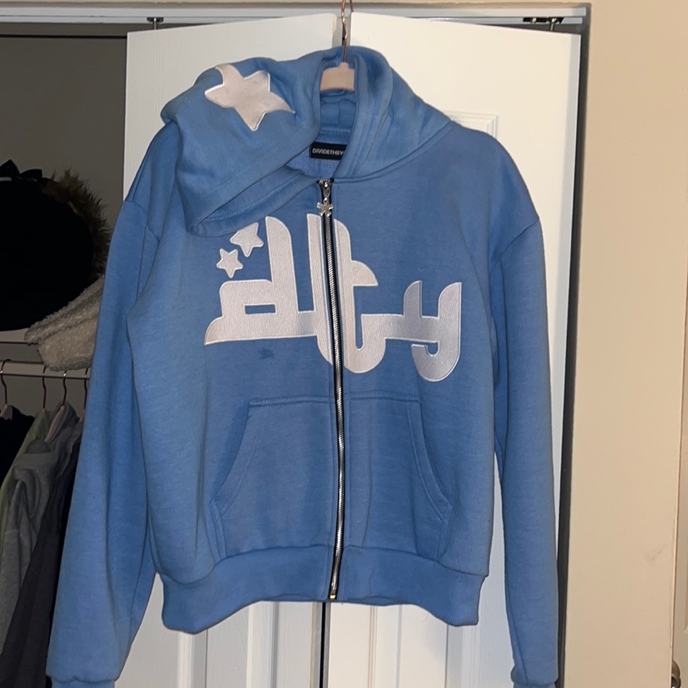 Small Blue Zip up